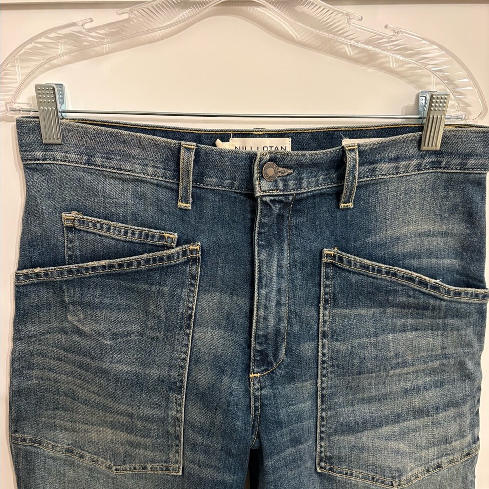 Nili Lotan Shon Barrel Jean in Classic wash - Picture 4 of 9